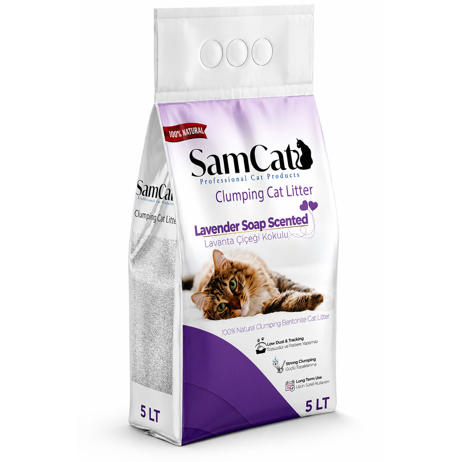 SAMCAT CAT LITTER LAVENDER 5LTR