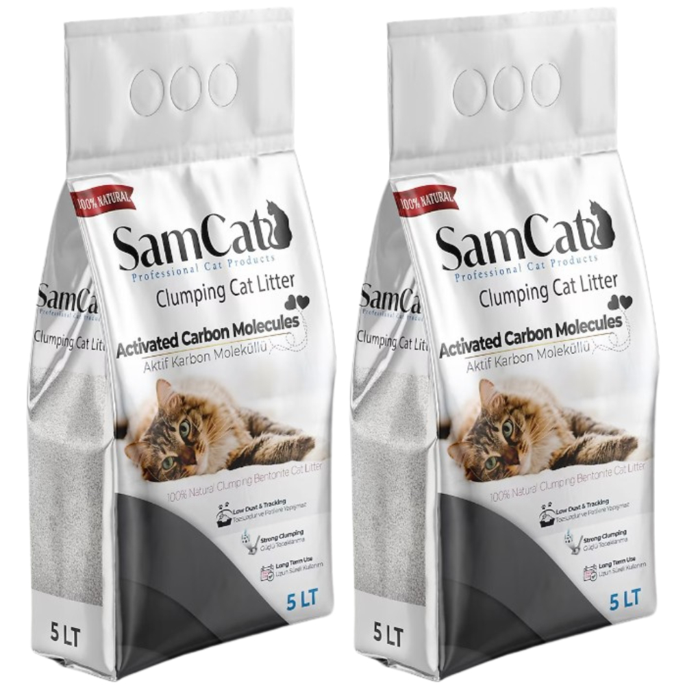 SAMCAT CAT LITTER ACTIVE CARBON 5LTR