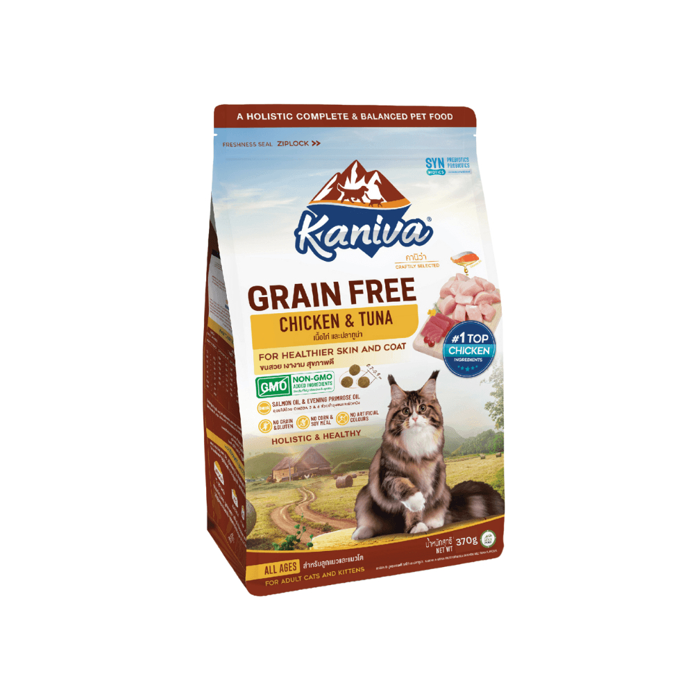 Kaniva® Grain Free Chicken, Tuna & Rice 370g