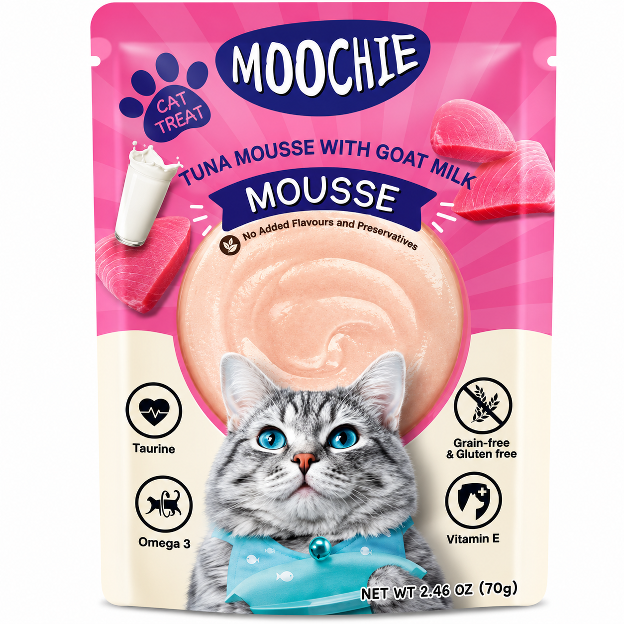 MOOCHIE TUNA MOUSSE WITH GOAT MILK