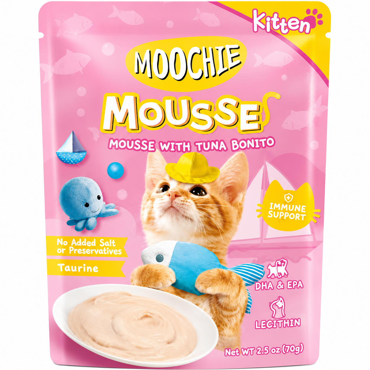 MOOCHIE MOUSSE WITH TUNA BONITO